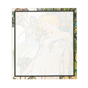 Alphonse Mucha - Iris WB Notizblock