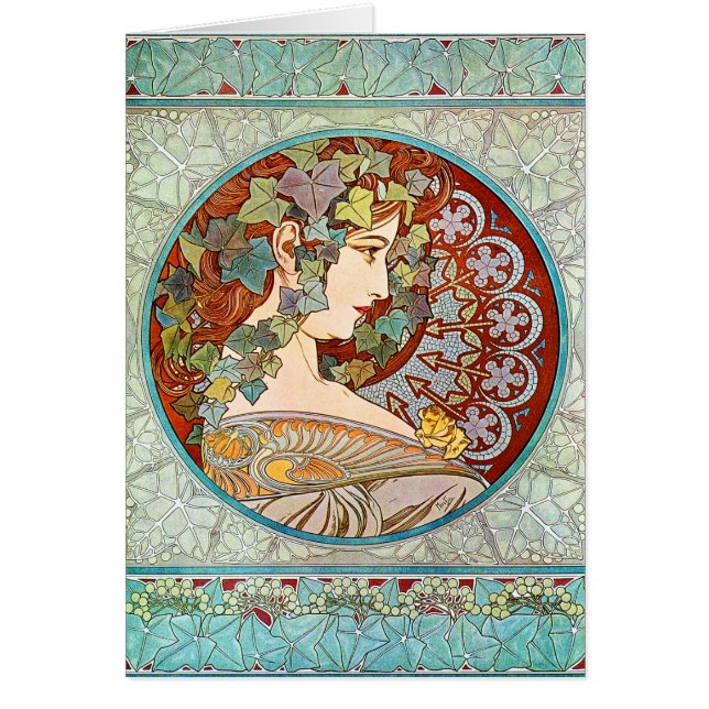Alphonse Mucha Ivy (Vorne)
