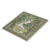 Alphonse Mucha IVY 1901 Jugendstil Vintag Fliese (Seite)