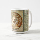 Alphonse Mucha Ivy Gallery Kaffeetasse (VorderseiteRechts)