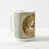 Alphonse Mucha Ivy Gallery Kaffeetasse (Vorderseite Links)