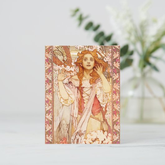 Alphonse Mucha Joan of Arc Postcard Postkarte (Stehend Vorderseite)