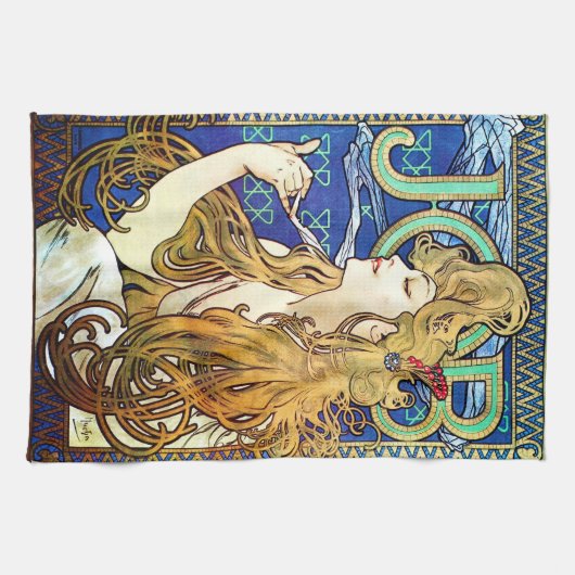 Alphonse Mucha JOB Handtuch (Horizontal)