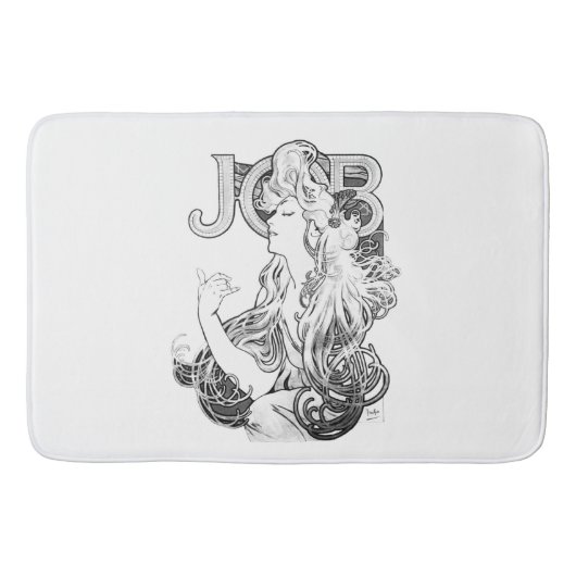 Alphonse Mucha JOB ISOGS Badematte (Vorderseite)