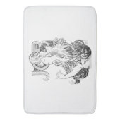 Alphonse Mucha JOB ISOGS Badematte (Vorderseite Vertikal)