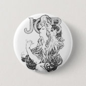 Alphonse Mucha JOB ISOGS Button (Vorderseite)