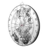 Alphonse Mucha JOB ISOGS Dartscheibe (Vorderseite rechts)