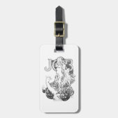 Alphonse Mucha JOB ISOGS Gepäckanhänger (Vorderseite vertikal)