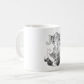 Alphonse Mucha JOB ISOGS Kaffeetasse (Vorderseite Links)