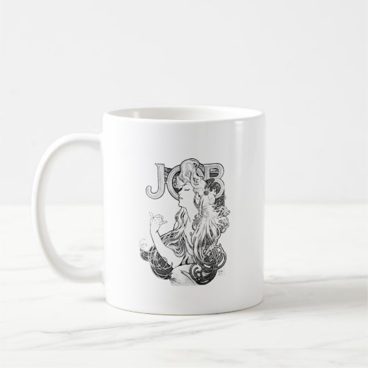 Alphonse Mucha JOB ISOGS Kaffeetasse (Links)