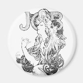 Alphonse Mucha JOB ISOGS Magnet (Vorne)