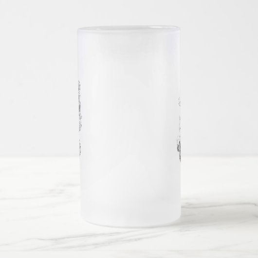 Alphonse Mucha JOB ISOGS Mattglas Bierglas (Mittel)