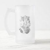 Alphonse Mucha JOB ISOGS Mattglas Bierglas (Links)