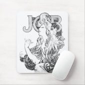 Alphonse Mucha JOB ISOGS Mousepad (Mit Mouse)