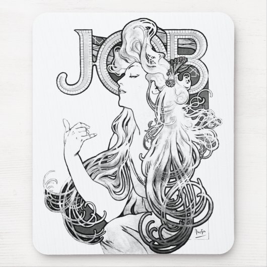 Alphonse Mucha JOB ISOGS Mousepad (Vorne)