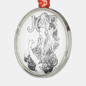 Alphonse Mucha JOB ISOGS Ornament Aus Metall (Links)