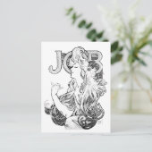 Alphonse Mucha JOB ISOGS Postkarte (Stehend Vorderseite)