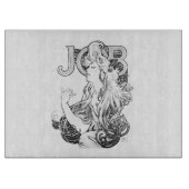 Alphonse Mucha JOB ISOGS Schneidebrett (Vorderseite)