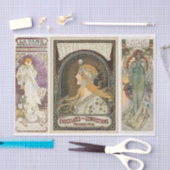 Alphonse Mucha Jugendstil für Künstler Seidenpapier (Handwerk)