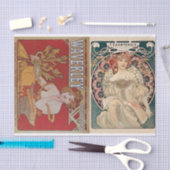 Alphonse Mucha Jugendstil für Künstler Seidenpapier (Handwerk)