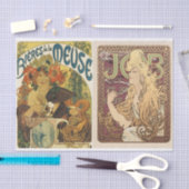 Alphonse Mucha Jugendstil für Künstler Seidenpapier (Handwerk)