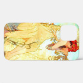 Alphonse Mucha Jugendstil Sommer Case-Mate iPhone Hülle (Rückseite (Horizontal))
