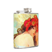 Alphonse Mucha Jugendstil Sommer Flachmann (Rechts)