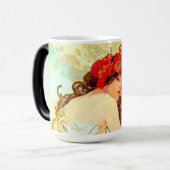 Alphonse Mucha Jugendstil Sommer Verwandlungstasse (Vorderseite Links)