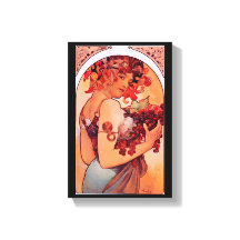 Alphonse Mucha,Jugendstil,Vintag,Obst,Nachprodukt