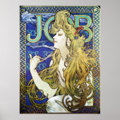 Alphonse Mucha Jugendstil-Werbeplakat Poster (Vorne)