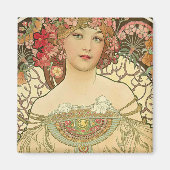Alphonse Mucha - Jugendstilmeister Magnet (Vorne)