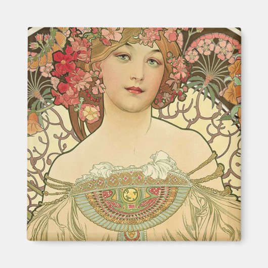 Alphonse Mucha - Jugendstilmeister Magnet (Vorne)