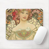 Alphonse Mucha - Jugendstilmeister Mousepad (Mit Mouse)