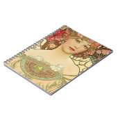Alphonse Mucha - Jugendstilmeister Notizblock (Linke Seite)
