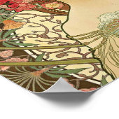 Alphonse Mucha - Jugendstilmeister Poster (Ecke)