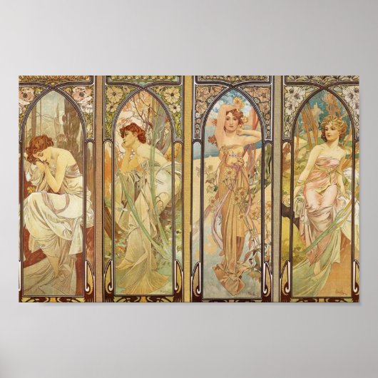 Alphonse Mucha - Jugendstilmeister Poster (Vorne)