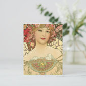 Alphonse Mucha - Jugendstilmeister Postkarte (Stehend Vorderseite)