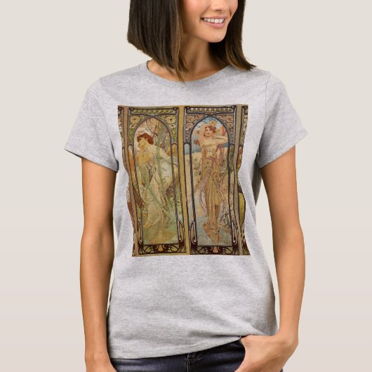 Alphonse Mucha - Jugendstilmeister T-Shirt (Vorderseite)