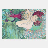 Alphonse Mucha, Juwels Geschenkpapier Set (Vorderseite 2)