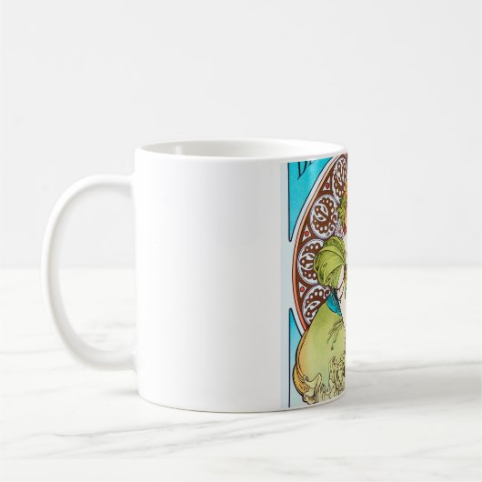 Alphonse Mucha Kaffeetasse (Links)