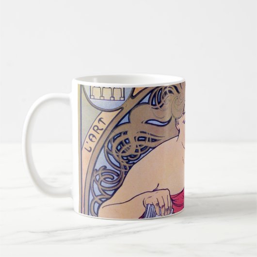 Alphonse Mucha Kaffeetasse (Links)