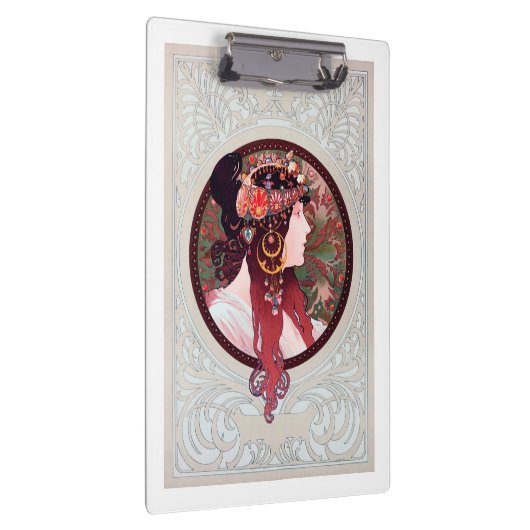 Alphonse Mucha Klemmbrett (Rechts)