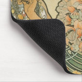 Alphonse Mucha Kunst Mousepad (Ecke)