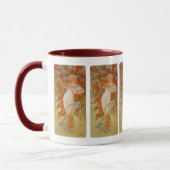 Alphonse Mucha - Kunst Nouveau - Frühling Tasse (Links)