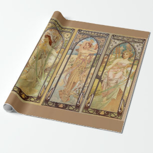Alphonse Mucha - Kunst Nouveau Meister Geschenkpapier