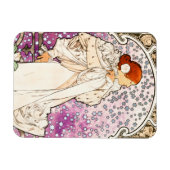 Alphonse Mucha La Dame 1896 Jugendstil Vintag Magnet (Horizontal)
