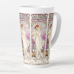 Alphonse Mucha La Dame 1896 Jugendstil Vintag Milchtasse