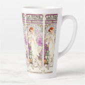 Alphonse Mucha La Dame 1896 Jugendstil Vintag Milchtasse (Rechts)