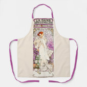 Alphonse Mucha La Dame 1896 Jugendstil Vintag Schürze (Vorderseite)