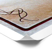 Alphonse Mucha. La Danse/Dance, 1898 Poster (Ecke)